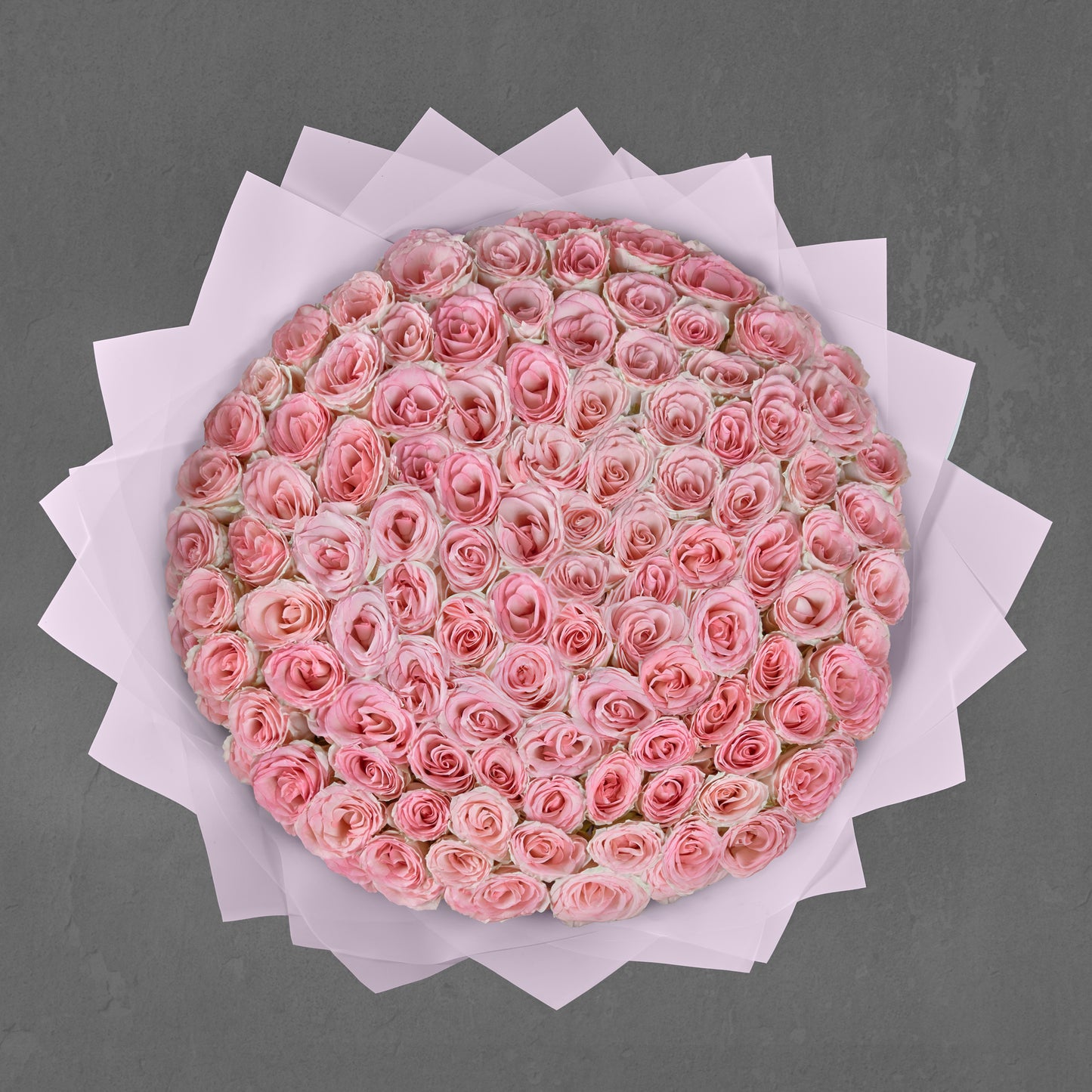 101 Pink Roses Floor Bouquet