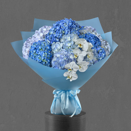 Blue Hydrangea Bouquet