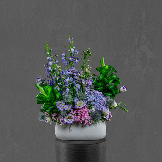 Cobalt Whisper Vase Arrangement