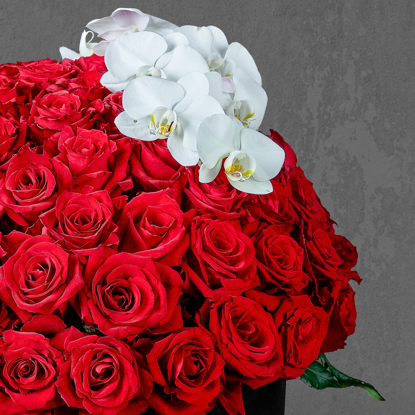 Red Velvet Luxe Box Arrangement