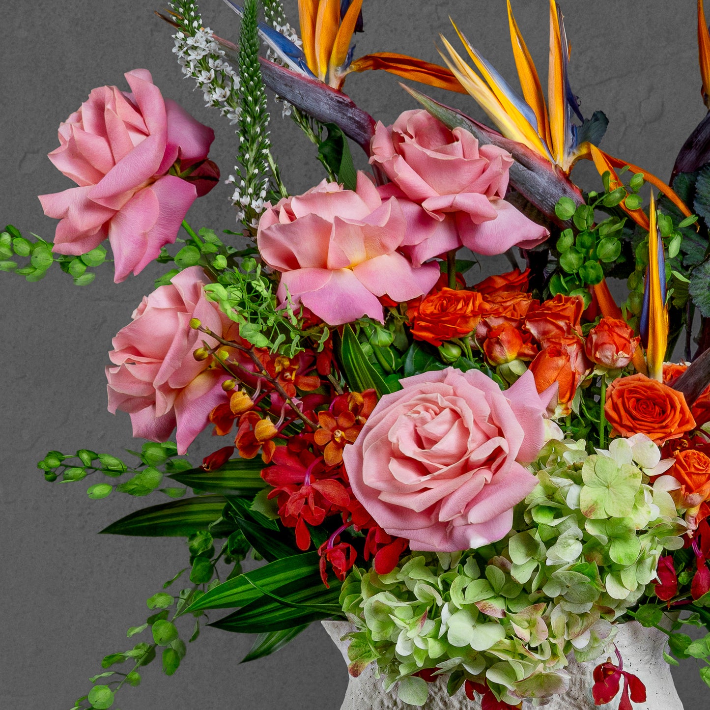 Tropical Pink Vase Arrangement