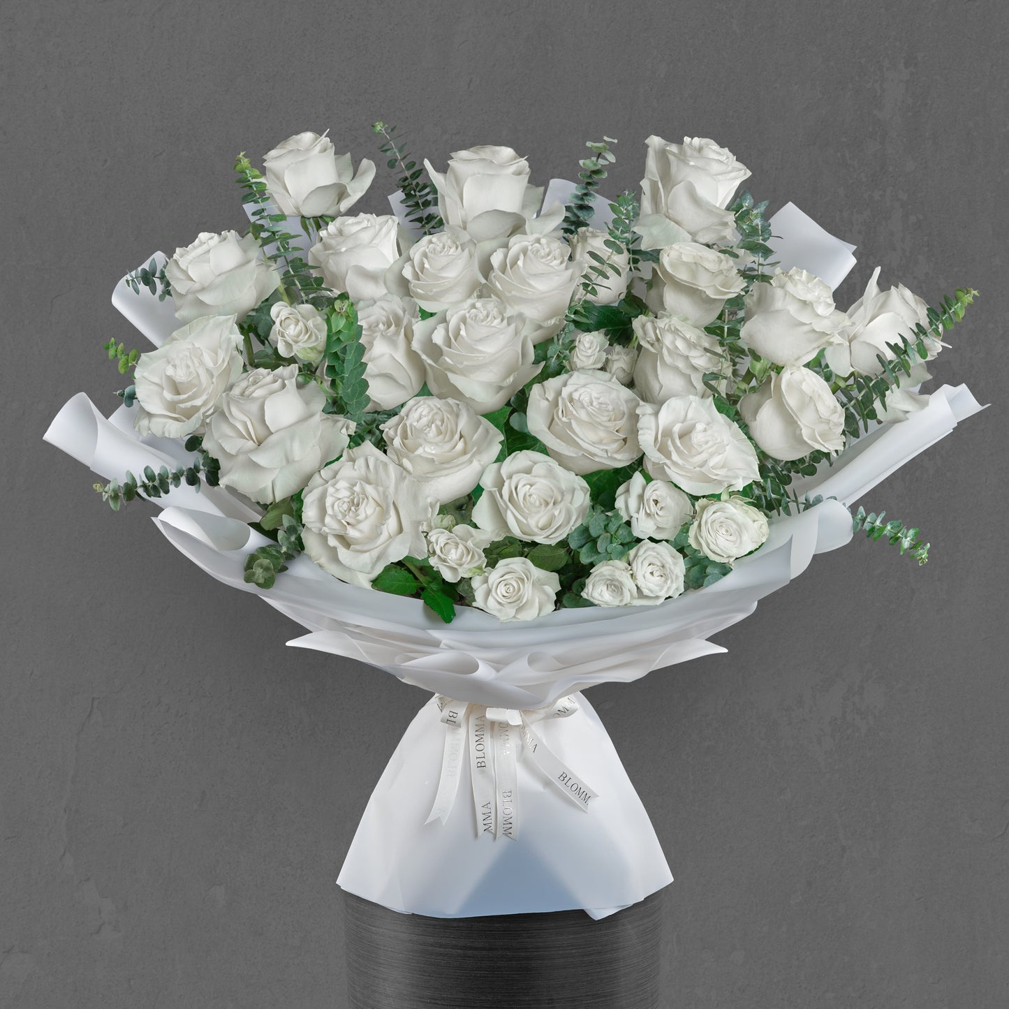 White Roses Serenade Bouquet