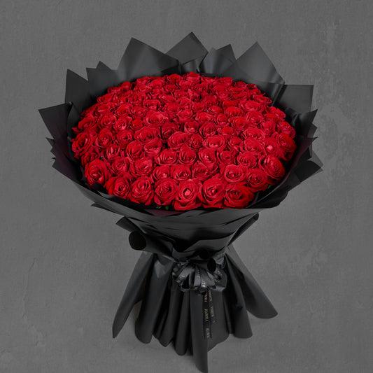 101 Red Roses Floor Bouquet