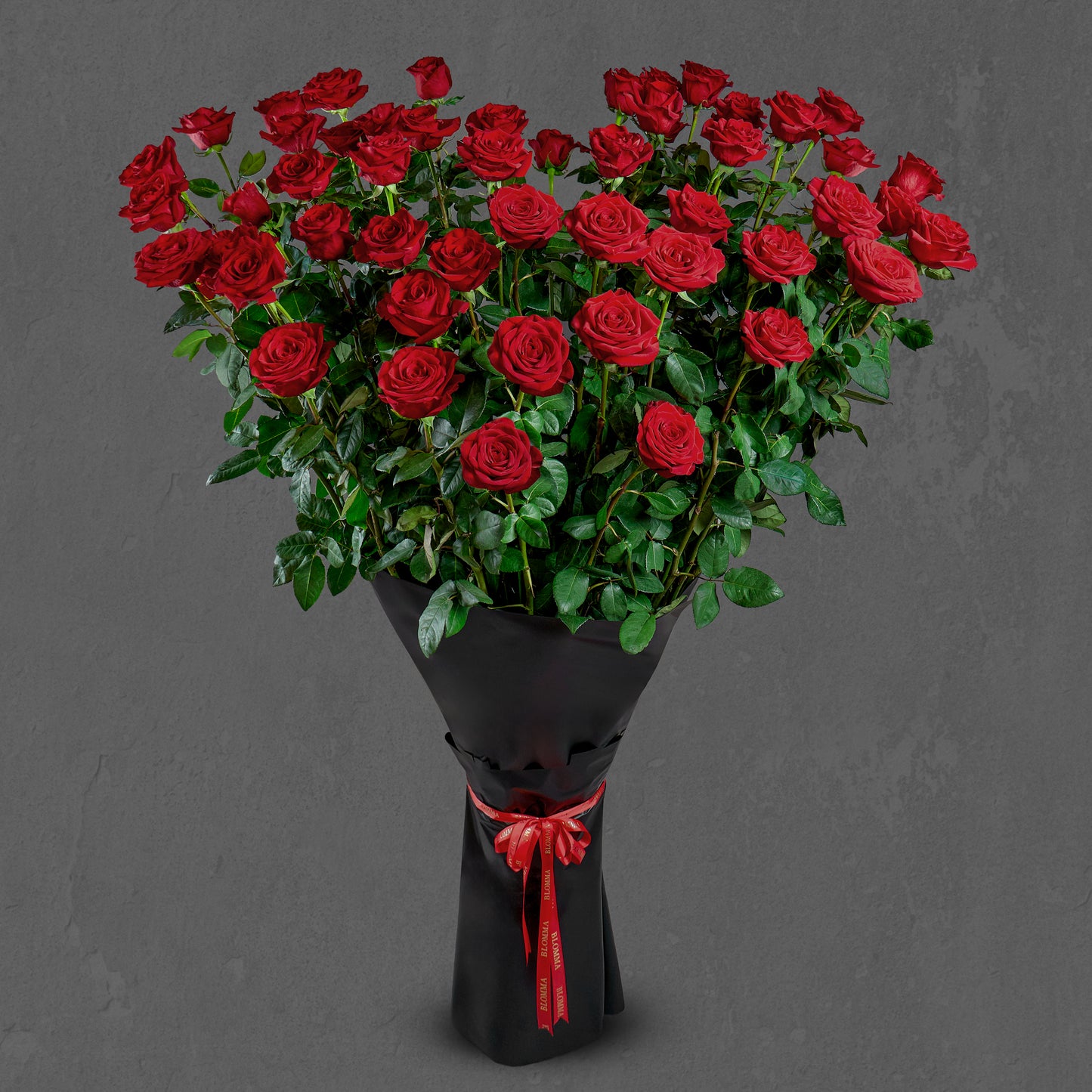 49 Roses 2 meters Tall Floor Bouquet