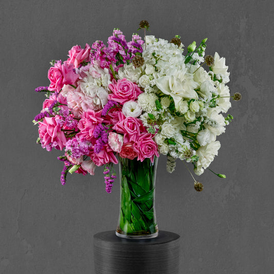 Rosy Radiance Vase Arrangement