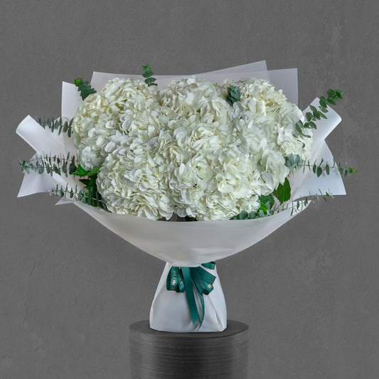 White Hydrangea Bouquet